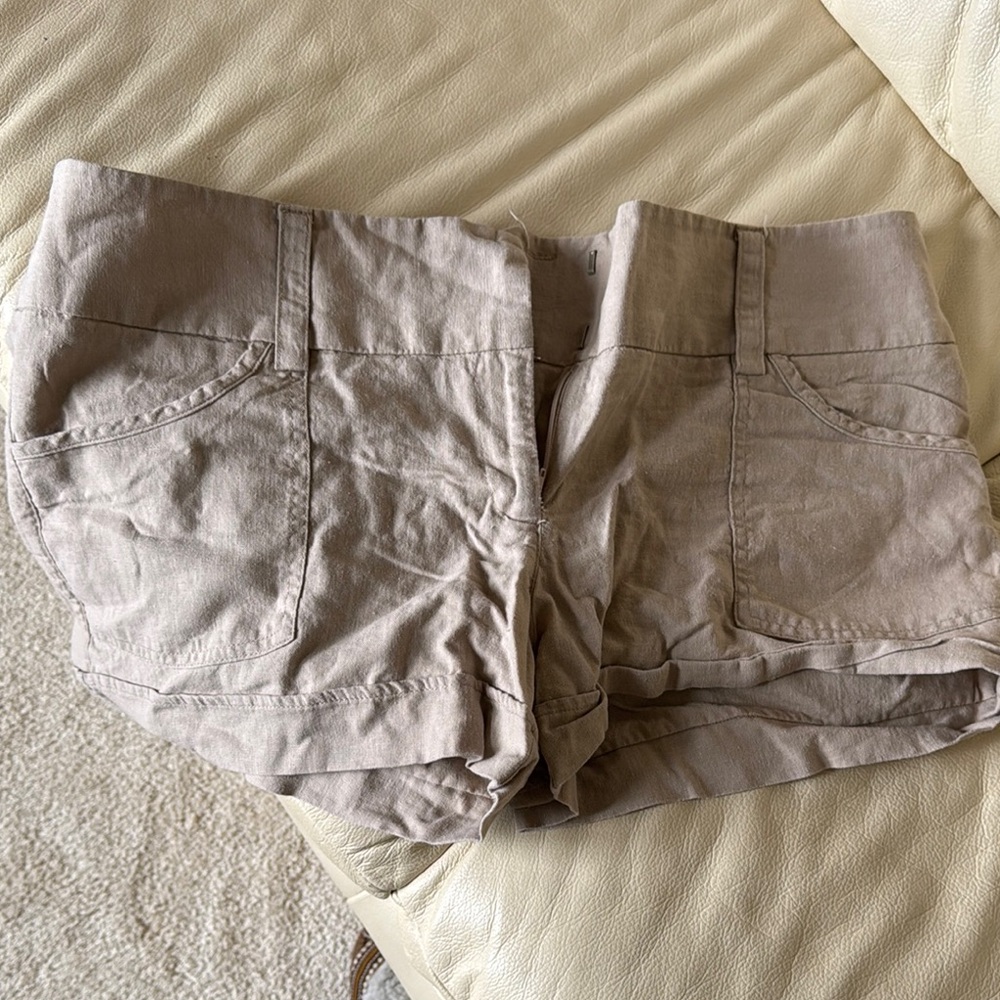 Maurices Tan Cargo Shorts Casual Lightweight Design